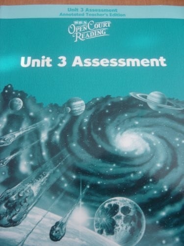 SRA: Open Court Reading, Unit 3 Assessment, Annotated Teacher's Edition, Level 5
