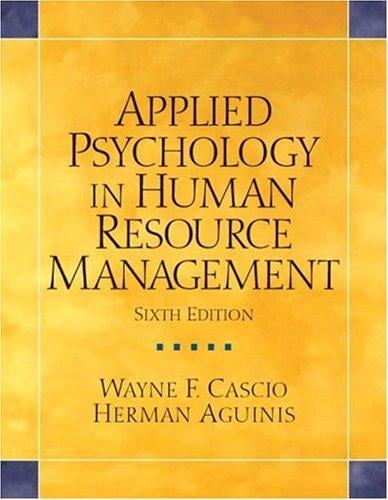Applied psychology in human resource management
