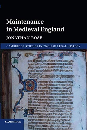 Maintenance in Medieval England