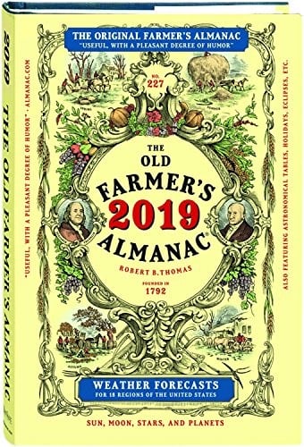 Old Farmer's Almanac 2019