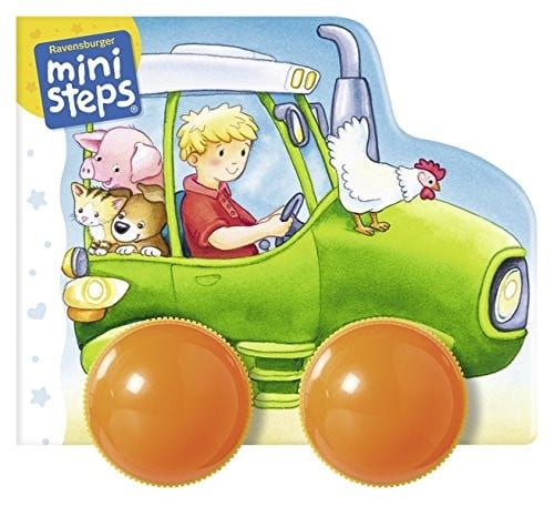 Mein erstes Räder-Rasselbuch : Fahr los, kleiner Traktor!