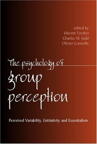 The psychology of group perception