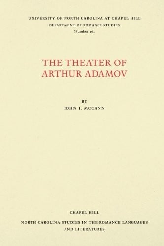 The Theater of Arthur Adamov