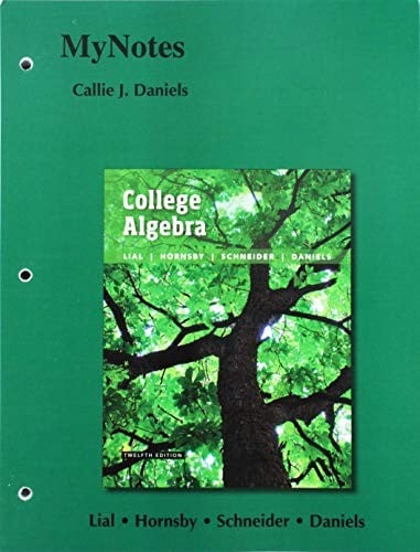 Mynotes for College Algebra