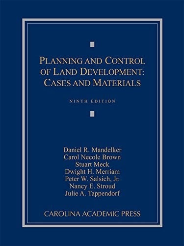 Planning and control of land development