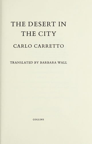 The desert in the city