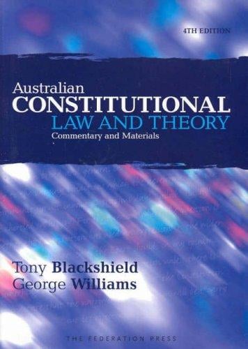 Australian constitutional law and theory