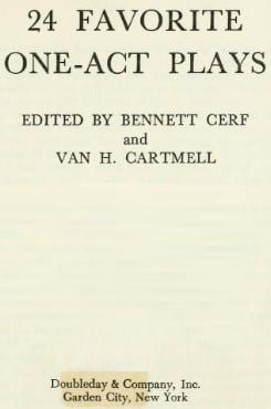 24 favorite one-act plays