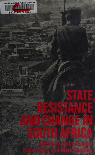 State, resistance, and change in South Africa