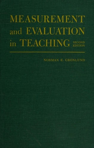 Measurement and evaluation in teaching