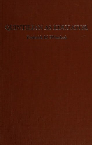 Quintilian as educator