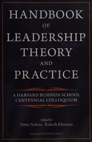 Handbook of leadership theory and practice