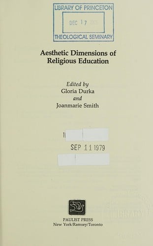 Aesthetic dimensions of religious education
