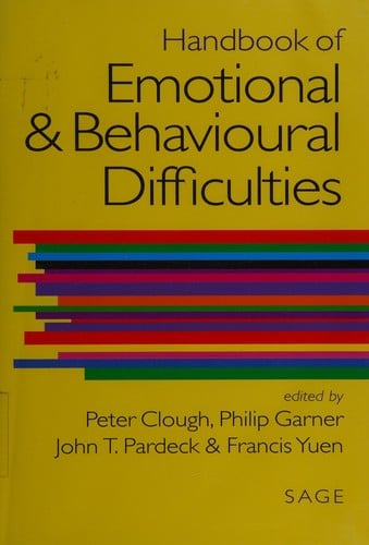 Handbook of emotional & behavioural difficulties