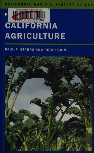 Field guide to California agriculture