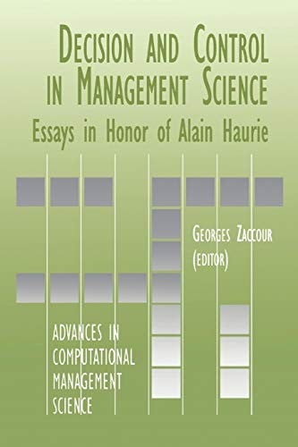 Decision & control in management science