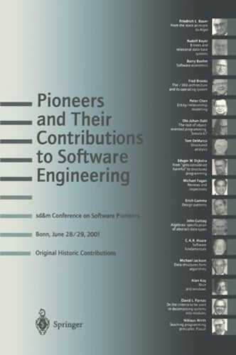 Pioneers and Their Contributions to Software Engineering