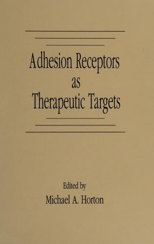 Adhesion receptors as therapeutic targets