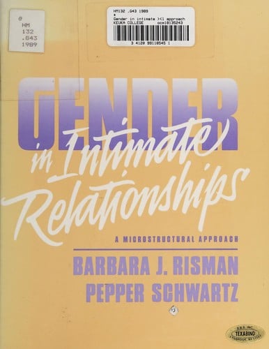 Gender in intimate relationships