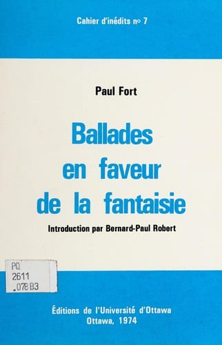 Ballades en faveur de la fantaisie