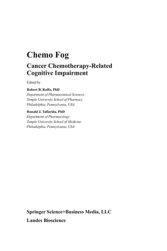 Chemo fog