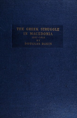The Greek struggle in Macedonia, 1897-1913