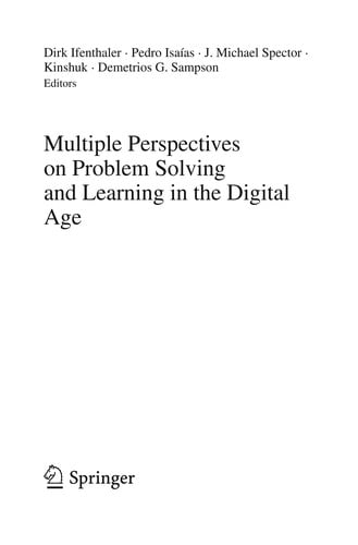 Multiple perspectives on problem solving and learning in the digital age