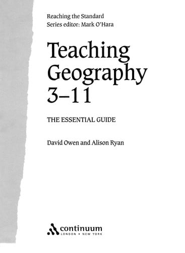 Teaching geography 3-11