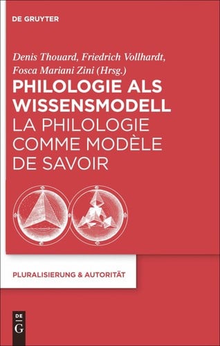 Philologie Als Wissensmodell =