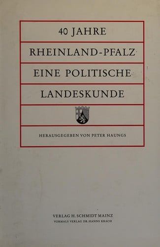 40 Jahre Rheinland-Pfalz