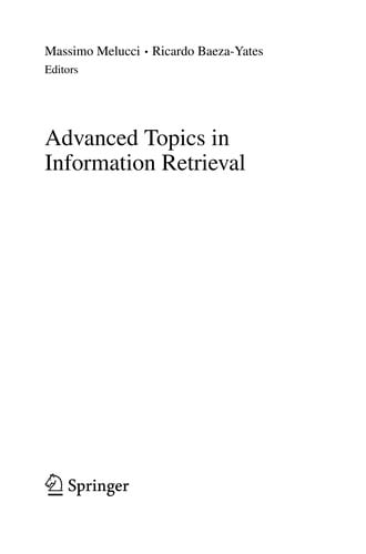Advanced Topics in Information Retrieval