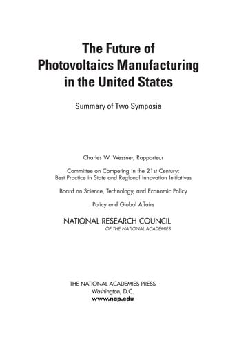 The future of photovoltaics manufacturing in the United States