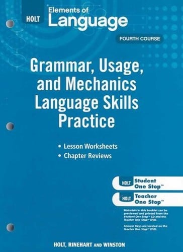 Grammar, usage, and mechanics