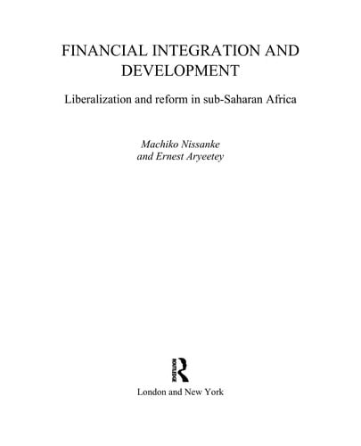 Financial integration and development