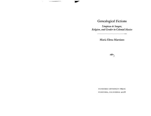 Genealogical fictions
