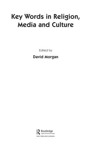 Key words in religion, media and culture