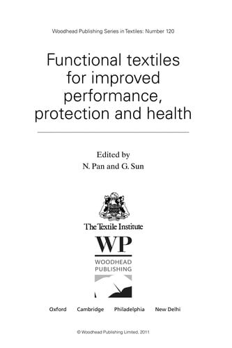 Functional textiles for improved performance, protection and health