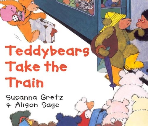 Teddybears take the train
