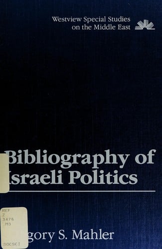 Bibliography of Israeli politics