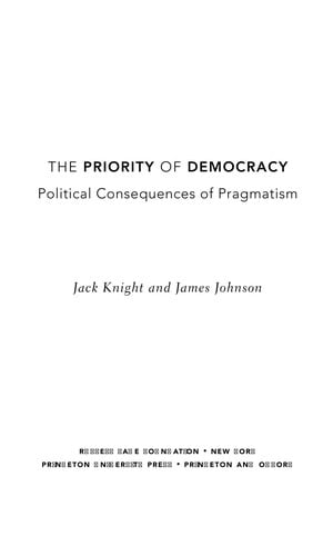 The priority of democracy