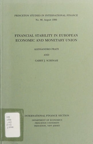 Financial stability in European Economic and Monetary Union