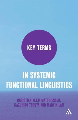 Key terms in systemic functional linguistics