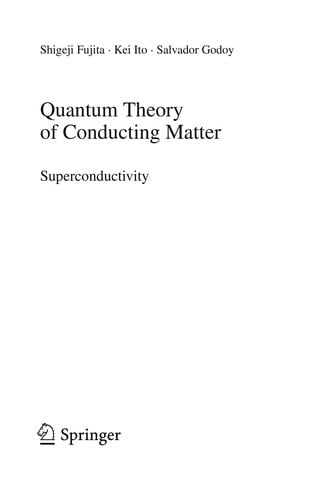 Quantum theory of conducting matter