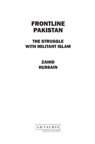 FRONTLINE PAKISTAN: THE STRUGGLE WITH MILITANT ISLAM