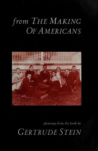 From The making of Americans