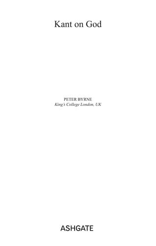 KANT ON GOD