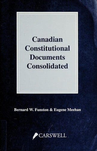 Canadian constitutional documents consolidated