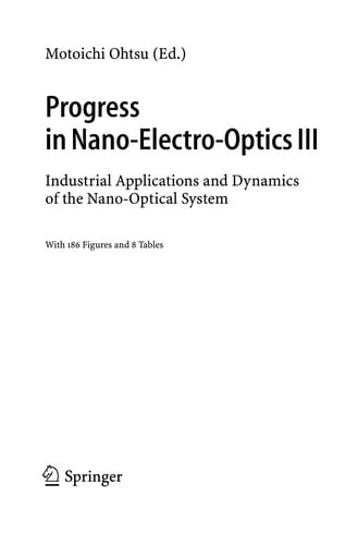 Progress in nano-electro-optics