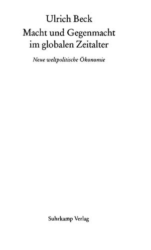 Macht und Gegenmacht im globalen Zeitalter