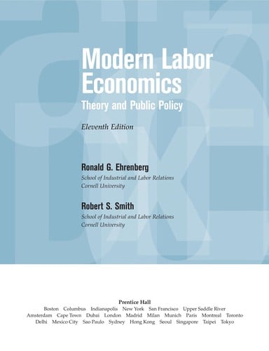 Modern labor economics